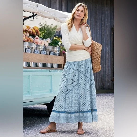 Soft Surroundings Alondra Knit Top Size L - Picture 1 of 8